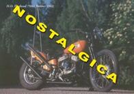 Nostalgikort:  HD Falthead 750cc Bobber 1942