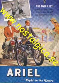 Nostalgikort: Ariel, the twins, 1931