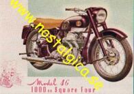 Nostalgikort: Ariel Model 4 G 1000 cc