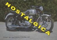 Nostalgikort: Triumph Tiger Super America 650cc 1957