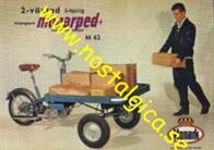 Nostalgikort: Monark Monarped M 62 Flakmoped