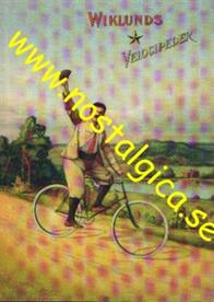 Nostalgikort: Wiklunds Velocipeder