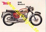 Nostalgikort: BSA 650 Rocket