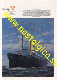 Nostalgikort: Swedish Amirican Line
