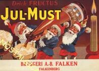 Nostalgikort: Falken Fructus Julmust Tomtar