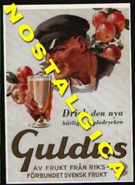 Nostalgikort: Guldus äppeldryck