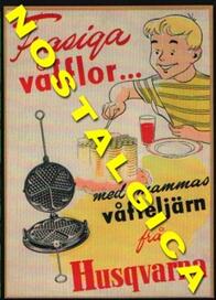 Nostalgikort: Husqvarna våffeljärn