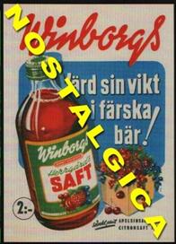 Nostalgikort: Winborgs herrgårdssaft