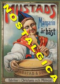 Nostalgikort: Mustads margarin
