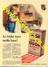 Nostalgikort: Mazetti ögon Cacao