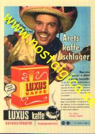 Nostalgikort: Luxus Kaffe