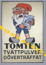 Nostalgikort: Tomten tvättpulver