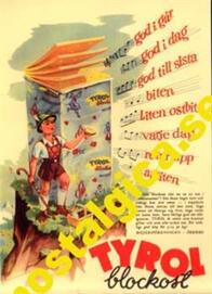 Nostalgikort: Tyrol blockost
