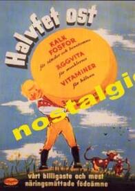Nostalgikort: Halvfet ost