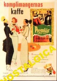 Nostalgikort: Premiär kaffe