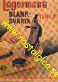 Nostalgikort: Lagermans Blankksvärta, skokräm