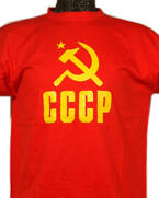 T-shirt CCCP med hammaren och skäran