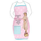 Förkläde i bästa retrostil:  I don´t do housework. . .