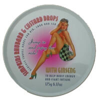 Plåtburk: Simpkins Rhubarb & Custard drops