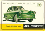 Metallskylt AVZ-Trabant