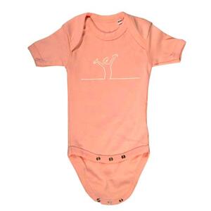 T-shirt Baby: Linus på linjen, Ah. Rosa