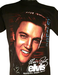 T-shirt Elvis. Rock and Roll singer