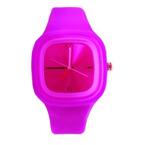 Armbandsklocka Retro Neon Rosa mörk