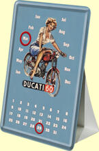 Metallskylt Ducati 60