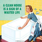 Underlägg Retro: A clean house