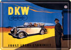 Metallskylt. DKW Auto Union