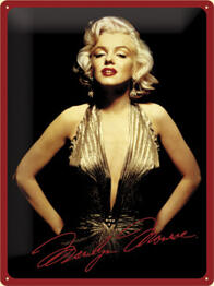 Plåtskylt XL Marilyn Monroe